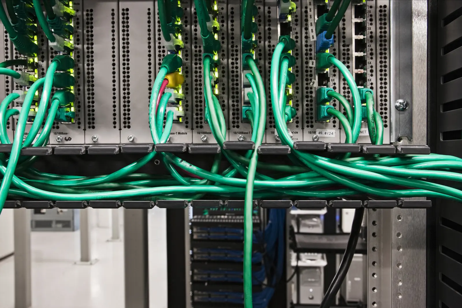 The network behind it, installed by our team