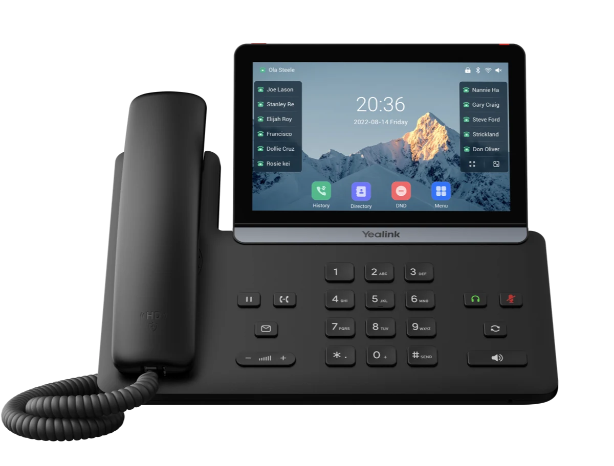 Yealink touchscreen desk phone