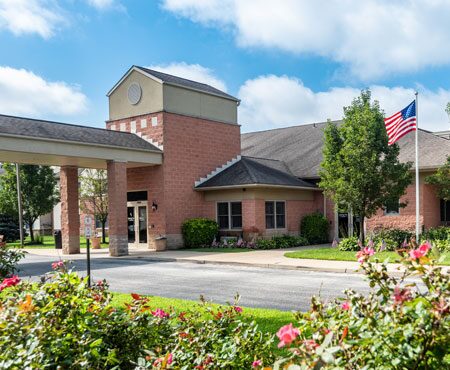 Care facility entrance