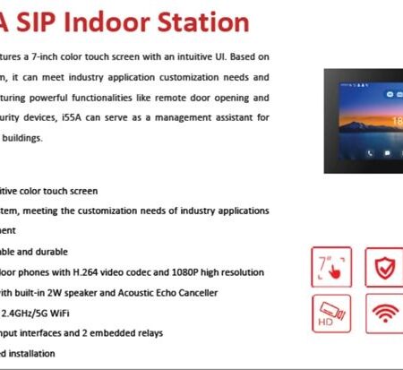 Fanvil I55A, IP Video Intercom Touchscreen Android