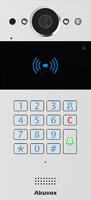 Akuvox R20K-2, 2 Wire IP Intercom with 1 Button & Keypad