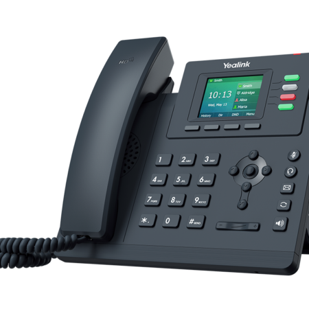 Yealink T33G, IP Phone HD PoE 4 Line Supports Wireless Headset EHS35